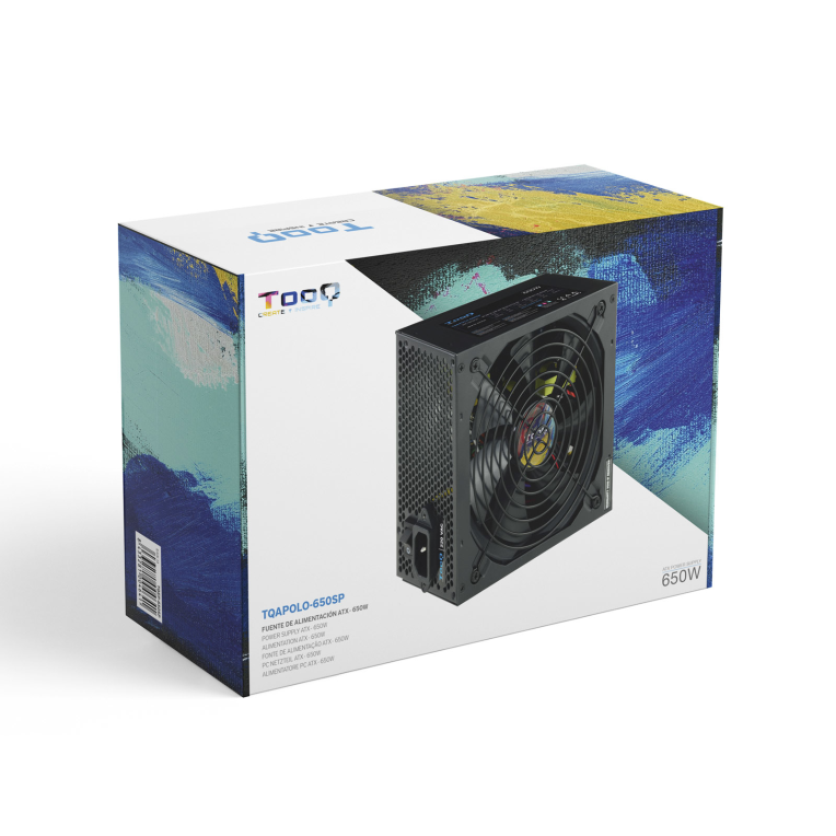 Fuente Tooq 650W Negra miniatura 7
