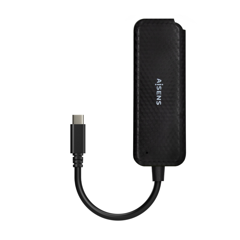 HubAisens USB 3.1 USB-C USB-C/M-4xTipo A/H Negro 15cm miniatura 3