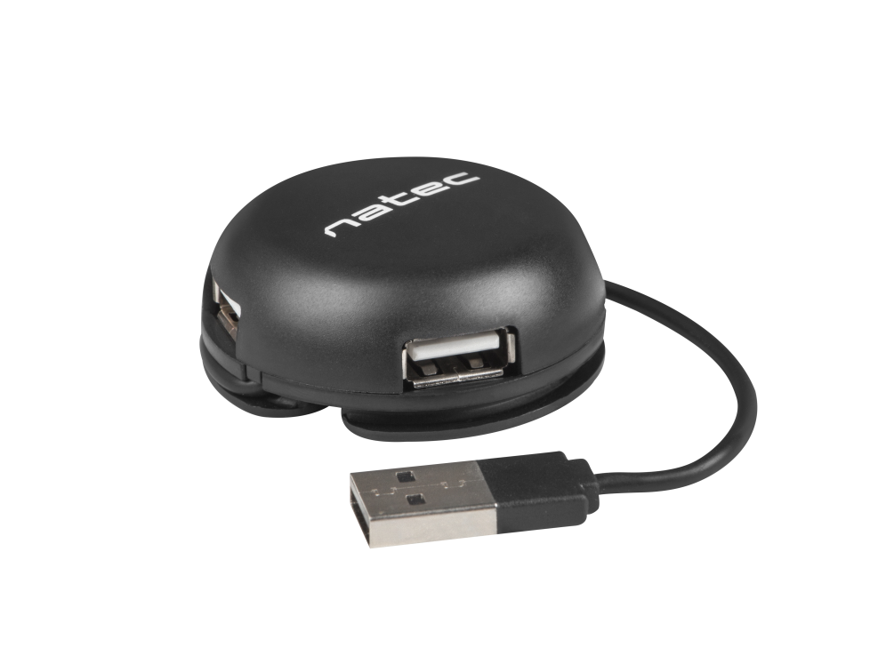 HubNatec Bumblebee 4 Puertos USB 2.0 Negro — imagen 1