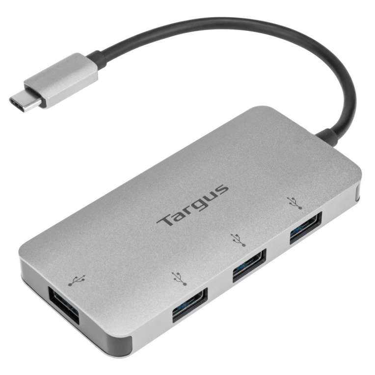 HubTargus USB-C a 4xUSB 3.0 Plata