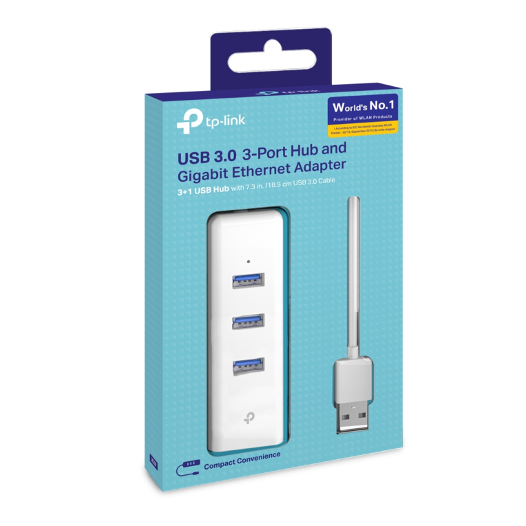 HubTp-link USB 3.0 a Ethernet Giga con 3 Port USB 3.0 miniatura 5