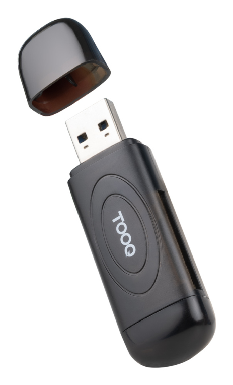 Lector de Tarjetas Tooq USB-A 3.0 SD/TF Negro miniatura 2