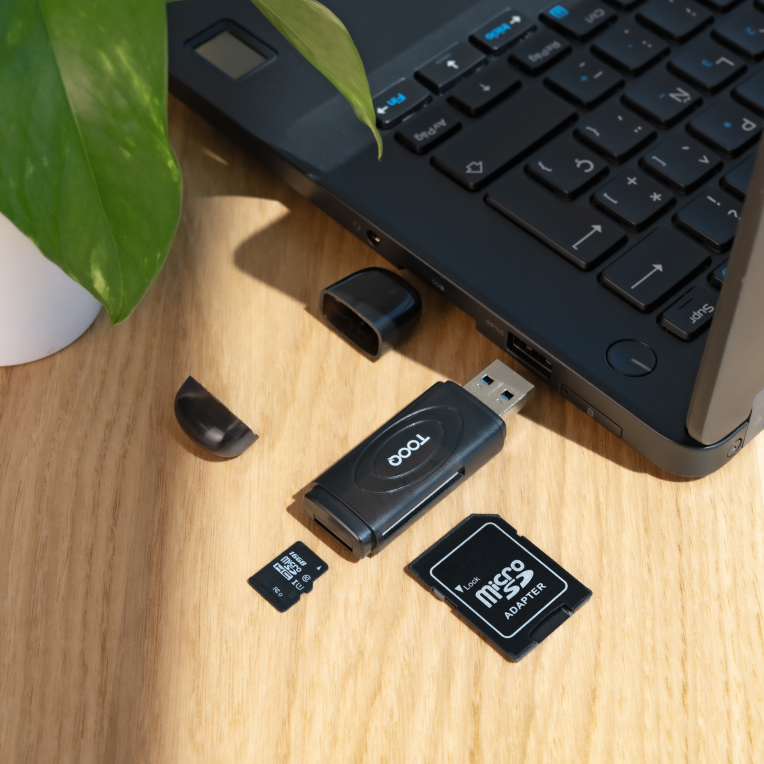 Lector de Tarjetas Tooq USB-A 3.0 SD/TF Negro miniatura 4