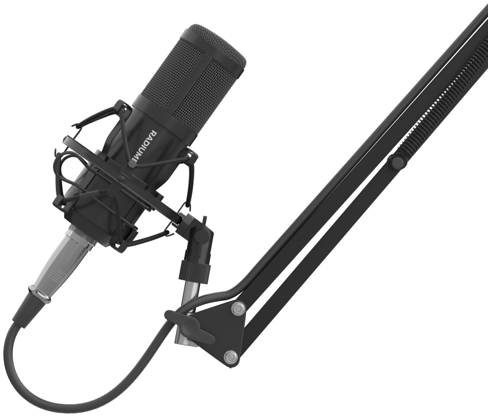 Micrófono Genesis Radium 300 Studio XLR con Brazo Filtro Pop miniatura 6