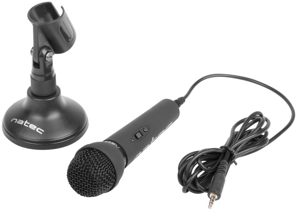 Micrófono Natec Adder Omnidireccional Negro miniatura 8