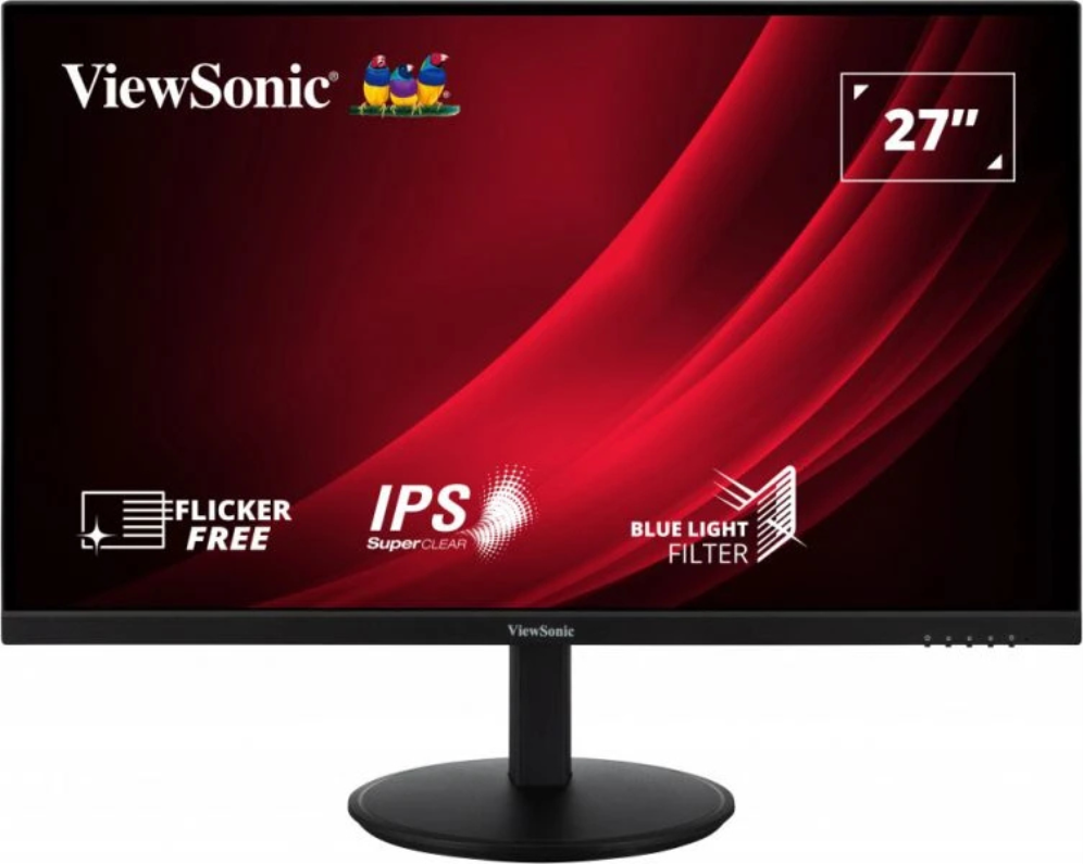 Monitor Viewsonic 27" Vg2709-2K-Mhd-2 2K Ips 75Hz Hdmi Dp Multi Ergonomic miniatura 2