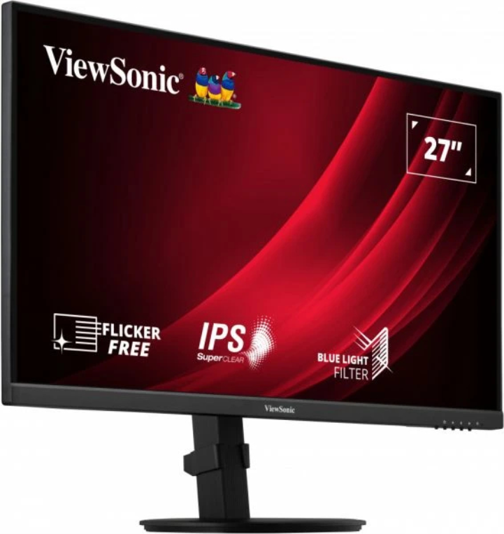 Monitor Viewsonic 27" Vg2709-2K-Mhd-2 2K Ips 75Hz Hdmi Dp Multi Ergonomic miniatura 3