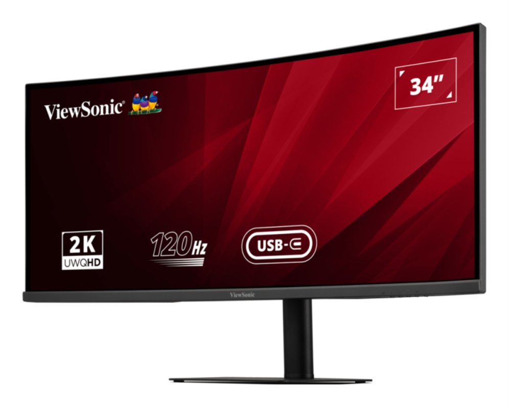 Monitor Viewsonic VA3420C 34" Qhd Ips Curve 2xhdmi 120hz Ddp Usb Usb-C Multi Aju miniatura 4