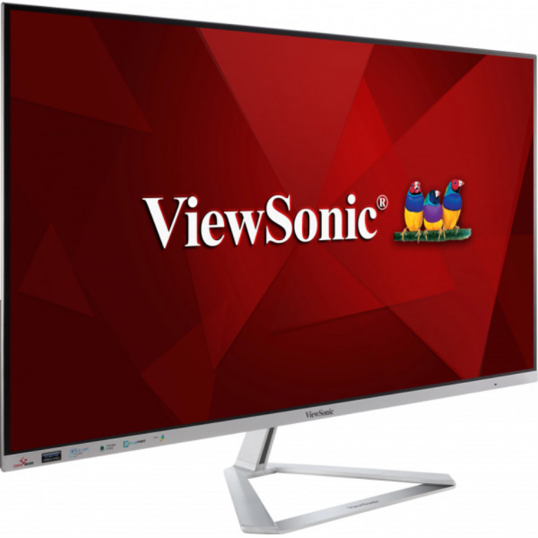 Monitor Viewsonic Vx3276-2K-Mhd-2 31.5" Slim Ips Wqhd Hdmi Dp Mdp Mm miniatura 3