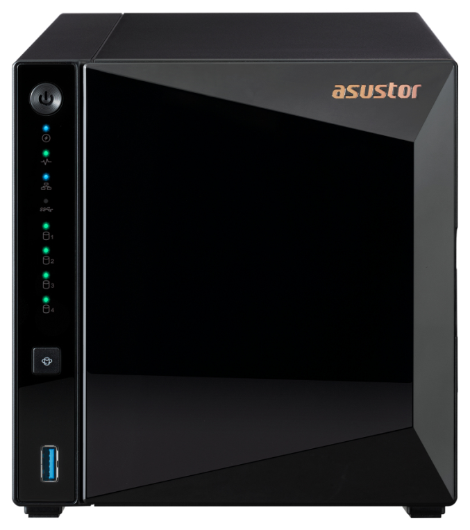 NAS ASUSTOR TOWER 4 BAY QUAD-CORE 1.4GHZ 2GB DDR4 2.5GBE X1 USB3.2 miniatura 2