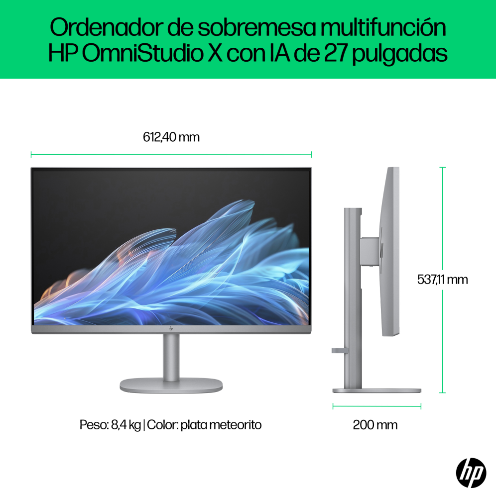 Ordenador All-in-One Hp Omnistudio X 27-CS0015NS intel U5-125H 16Gb 512Gb 27" W11H miniatura 5