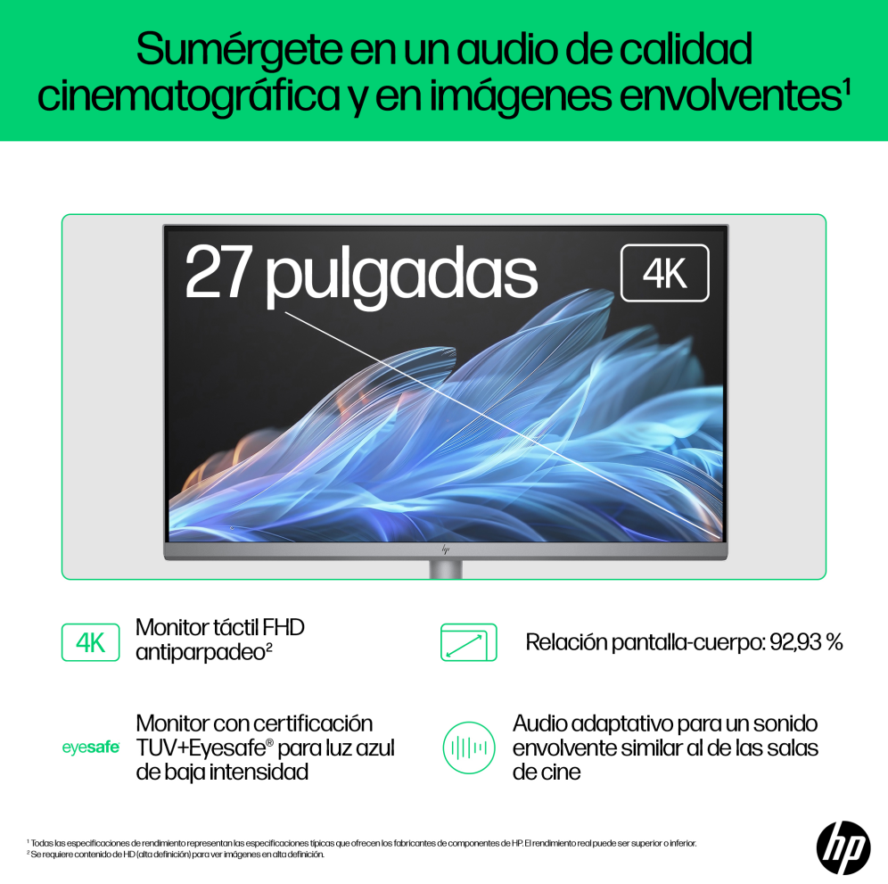 Ordenador All-in-One Hp Omnistudio X 27-CS0015NS intel U5-125H 16Gb 512Gb 27" W11H miniatura 8