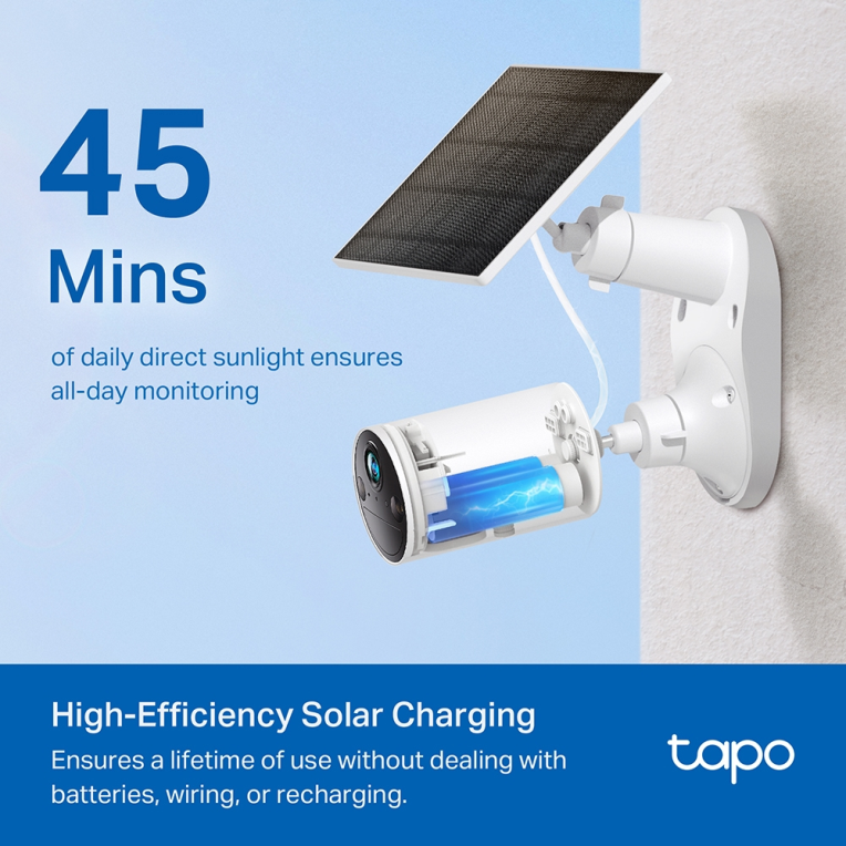 PANEL SOLAR TP-LINK A201 COMPATIBLE CON CAMARAS TAPO IP65 miniatura 8