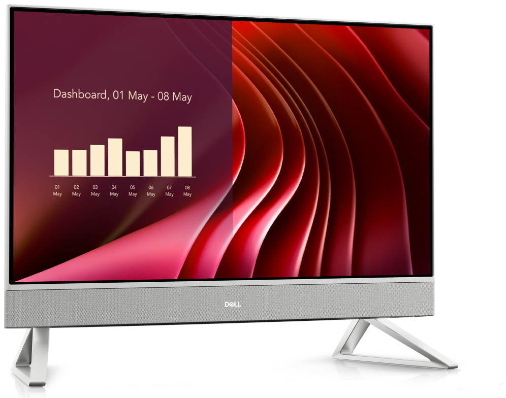 PC AIO DELL EC24250 CORE 7-150U 16GB 512GB 23.8"FHD W11P BLANCO 1
