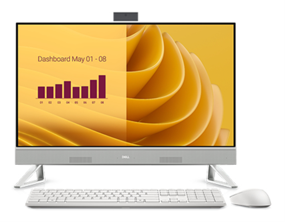 PC AIO DELL EC27250 CORE 5-120U 16GB 512GB 27"FHD W11P BLANCO 1