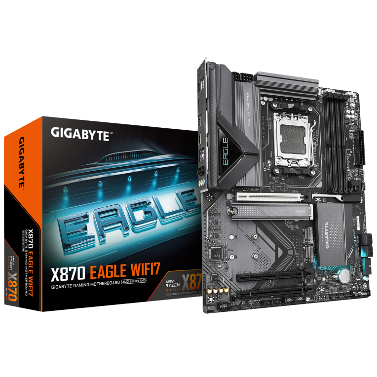 Placa Base Gigabyte X870 Eagle WiFi7 AM5 ATX 4xDDR5 miniatura 2
