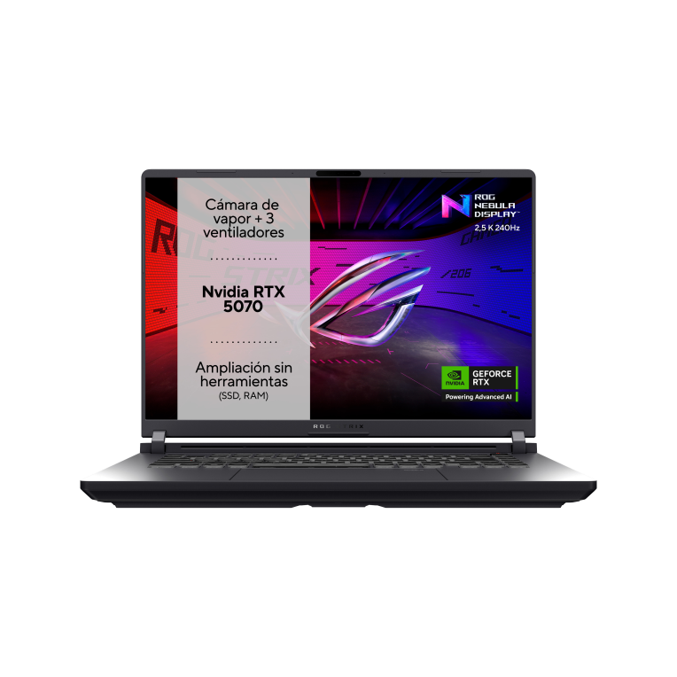 PORTATIL ASUS ROG STRIX G615JPR-S5003 i7-14650HX 32GB 1TB RTX5070 16"WQXGA FDOS miniatura 3
