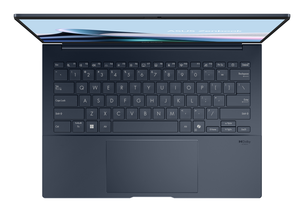 PORTATIL ASUS ZENBOOK 14 UX3405CA-QD1312W U7 255H 16GB 1TB 14"OLED W11H AZUL miniatura 2