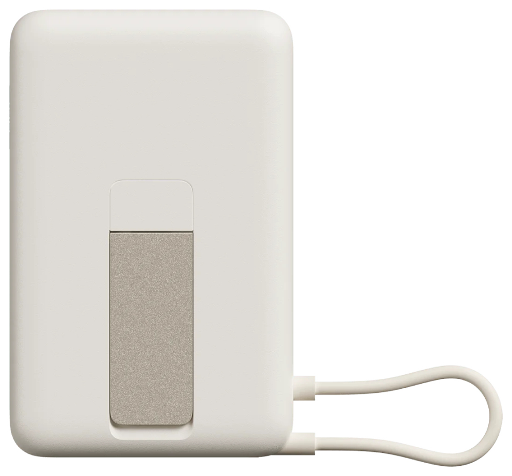 Power Bank Xiaomi Magnetic 33W 10000mAh Built-in Stand Beige miniatura 2