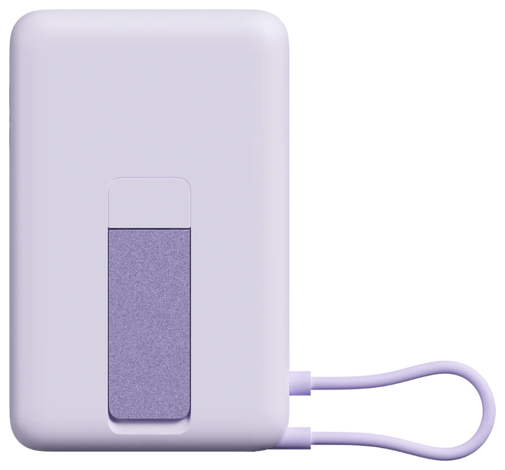 Power Bank Xiaomi Magnetic 33W 10000mAh Built-in Stand Purple miniatura 2