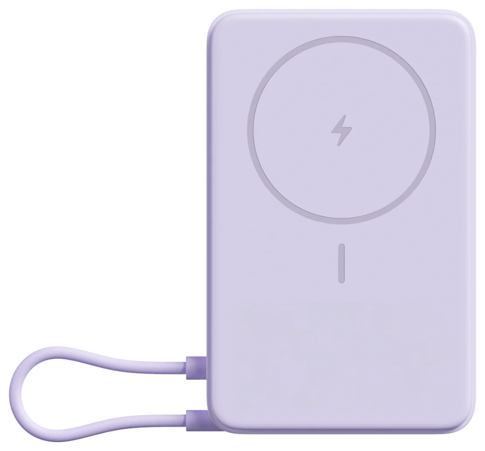 POWERBANK XIAOMI 33W MAGNETIC POWER BANK 10000 BUILT-IN STAND PURPLE 1