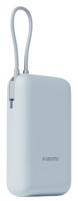 POWERBANK XIAOMI POWER BANK 10000MAH INTEGRATED CABLE ICE BLUE 1