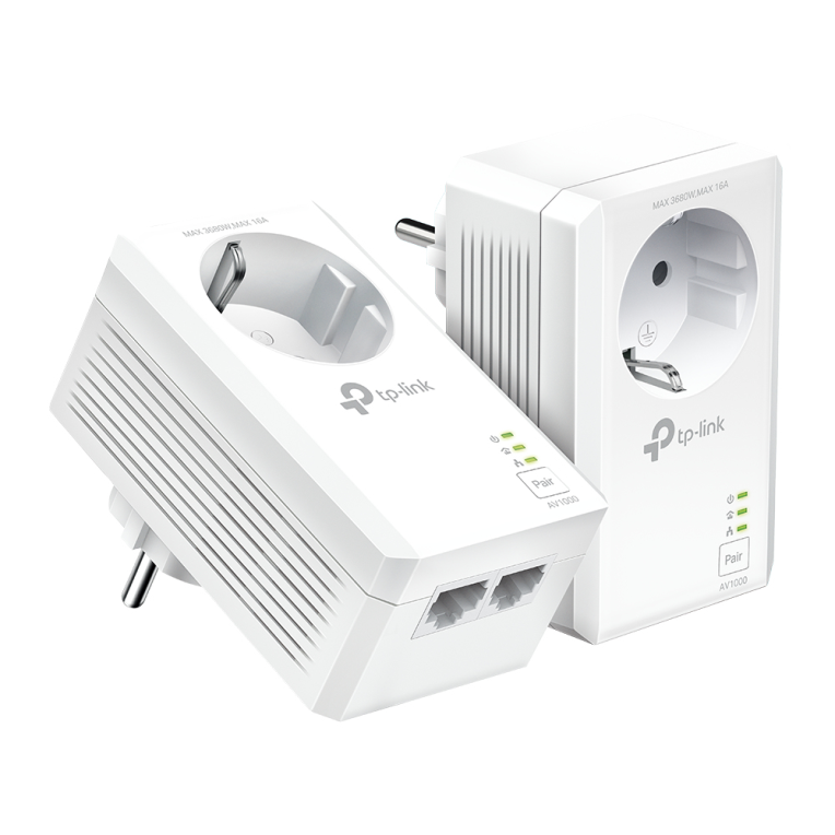 PowerLine Tp-link AV1000 Kit 2 Uds 2 Ptos Giga Con Enchufe