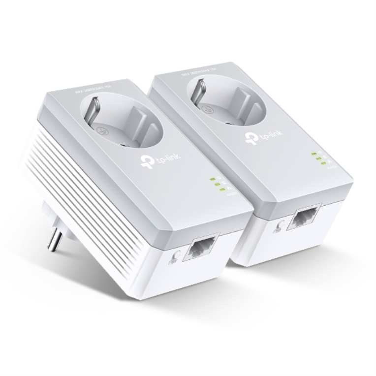 PowerLine Tp-link AV600 Kit 2 Uds 1 Port Con Enchufe