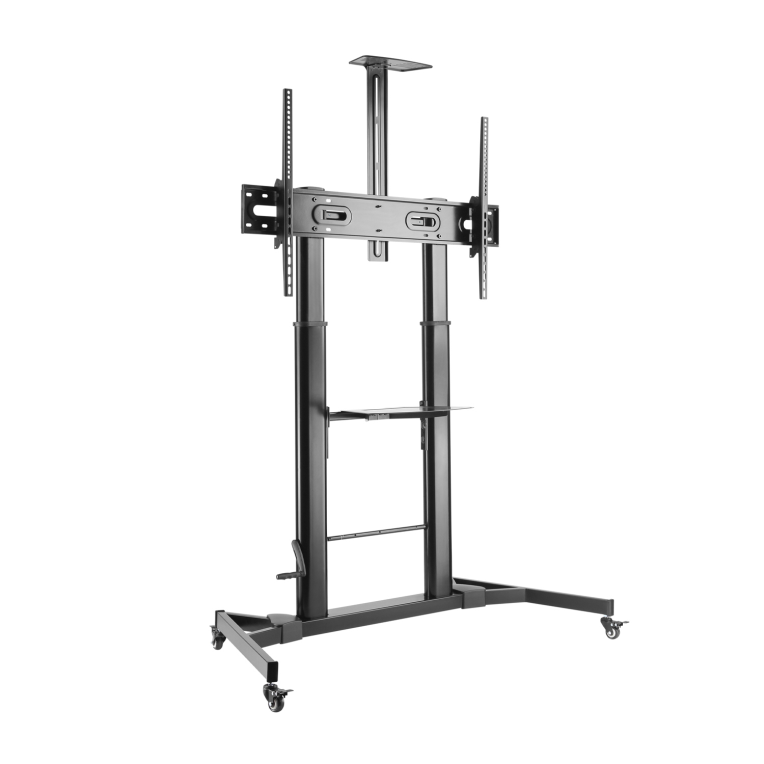 Soporte de Suelo Aisens FT100TE-171 con Ruedas, Manivela y Bandeja