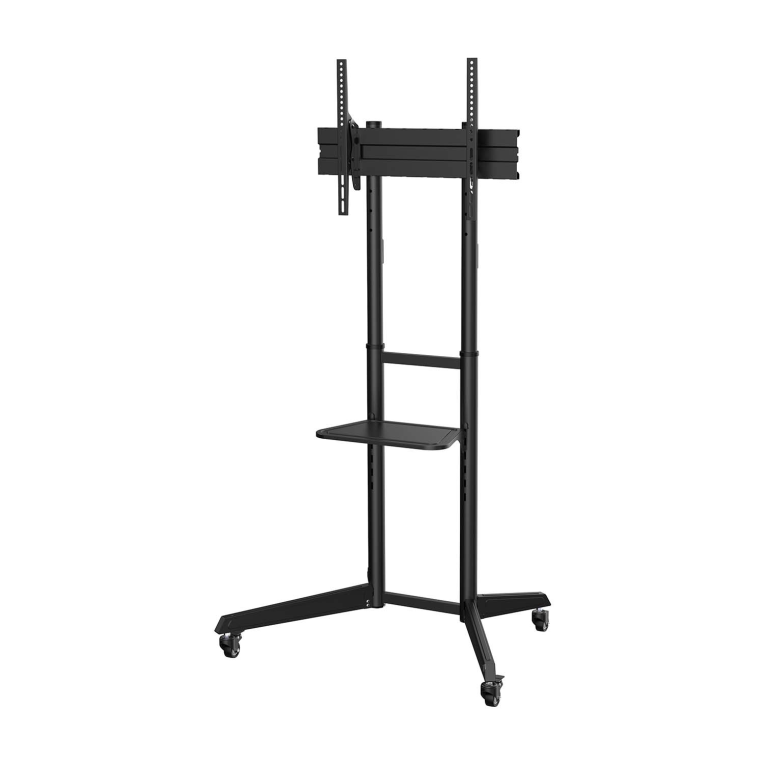 Soporte de Suelo Aisens FT70TE-211 con Ruedas y Bandeja para Pantalla 37-70"