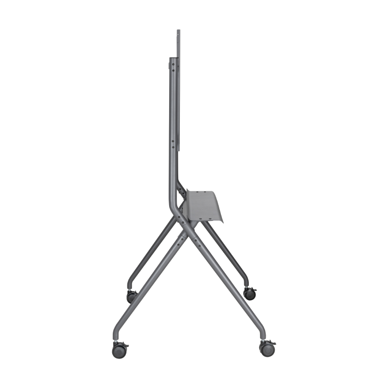 Soporte de Suelo Aisens FT86FE-143 con Ruedas y Bandeja para Pantalla 50-86" miniatura 5