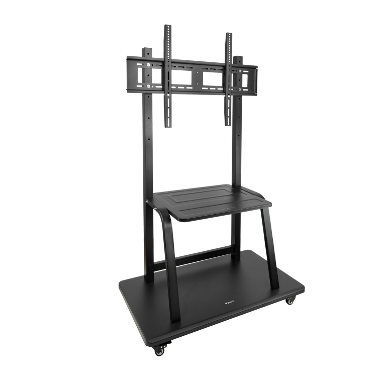 Soporte de Suelo Tooq FS20101M-B "Coloso" con Ruedas para TV 37-100"