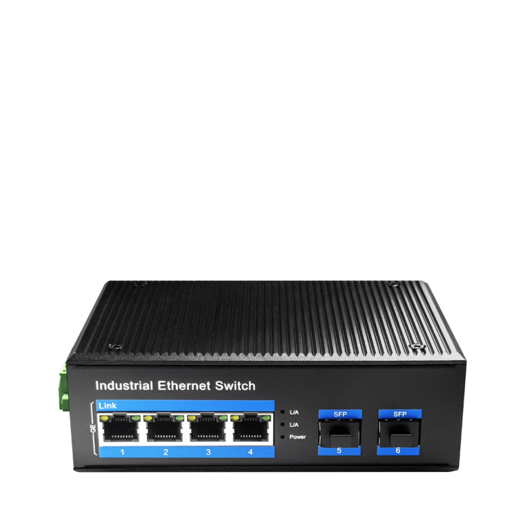 Switch Cudy IG1004S2P 4 Puertos Gigabit Industrial PoE con 2 SFP
