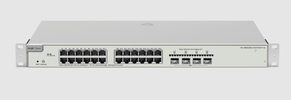 Switch Ruijie Reyee RG-NBS3200-24GT4XS-P-V2 24 Puertos PoE+