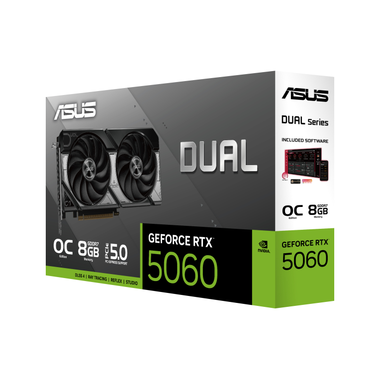 Tarjeta Gráfica Asus Dual RTX 5060 O8GB miniatura 16