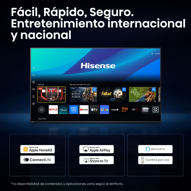 TV Hisense 55E8S 55" UHD 4K MiniLED Gaming 144Hz Dolby Vision Atmos HDR10+ miniatura 9