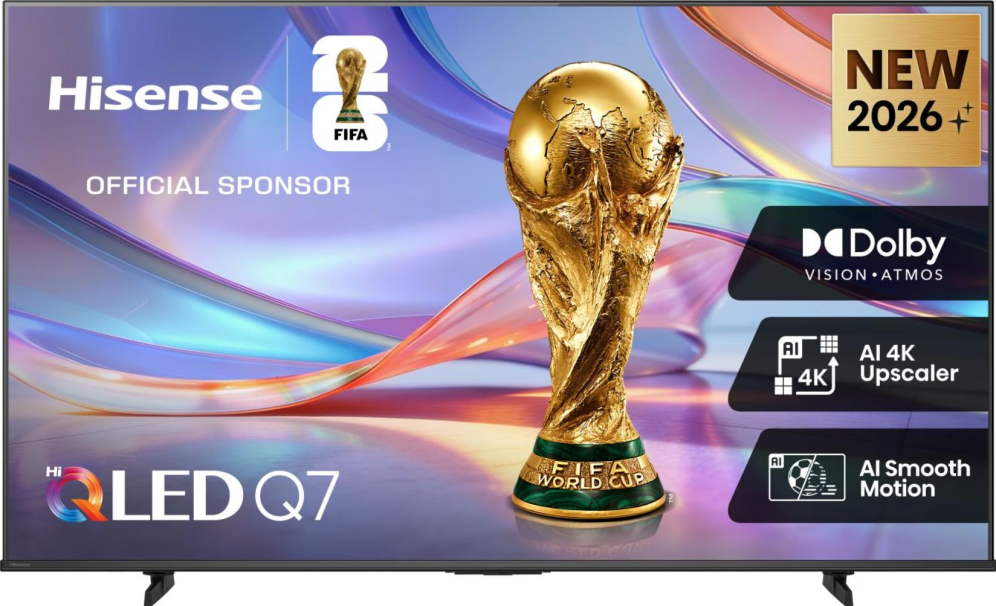TV Hisense 55Q7S 55" UHD 4K QLED Dolby Vision Atmos Modo Juego Plus HDR10+