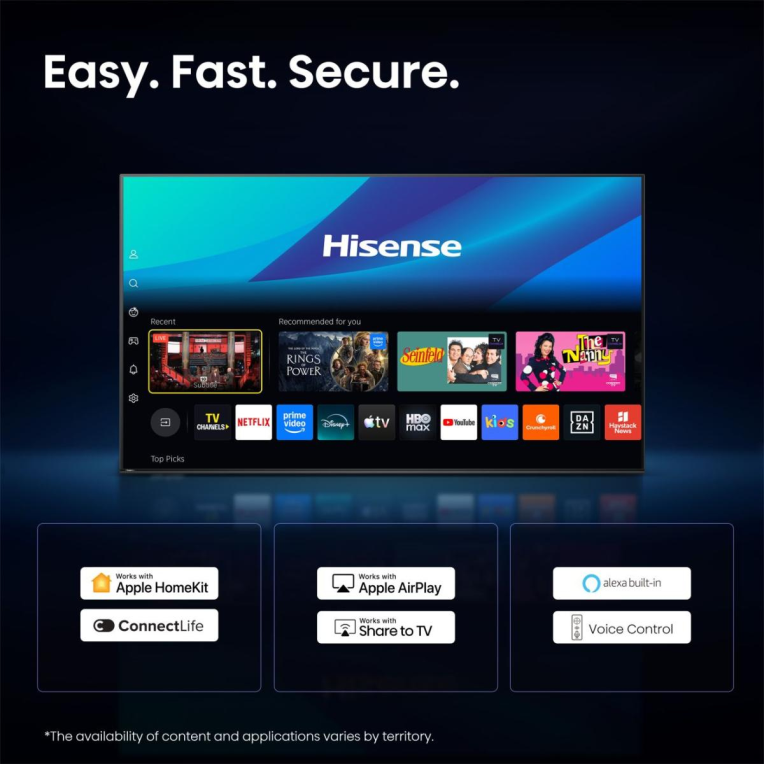 TV Hisense 65A6S 65" UHD 4K Smart TV Dolby Vision Modo Juego Plus AirPlay miniatura 10