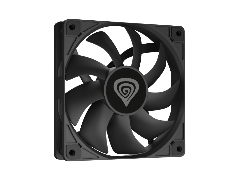 Ventilador de Caja Genesis Oxal 120 12cm Negro 1 Unidad