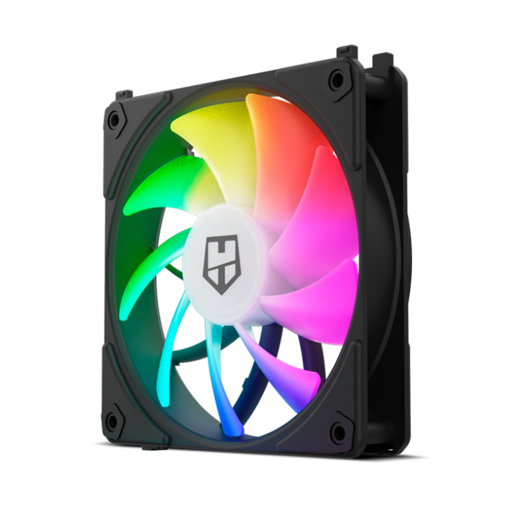 Ventilador de Caja Nox Hummer Easylink ARGB Fans Kit Negros miniatura 4