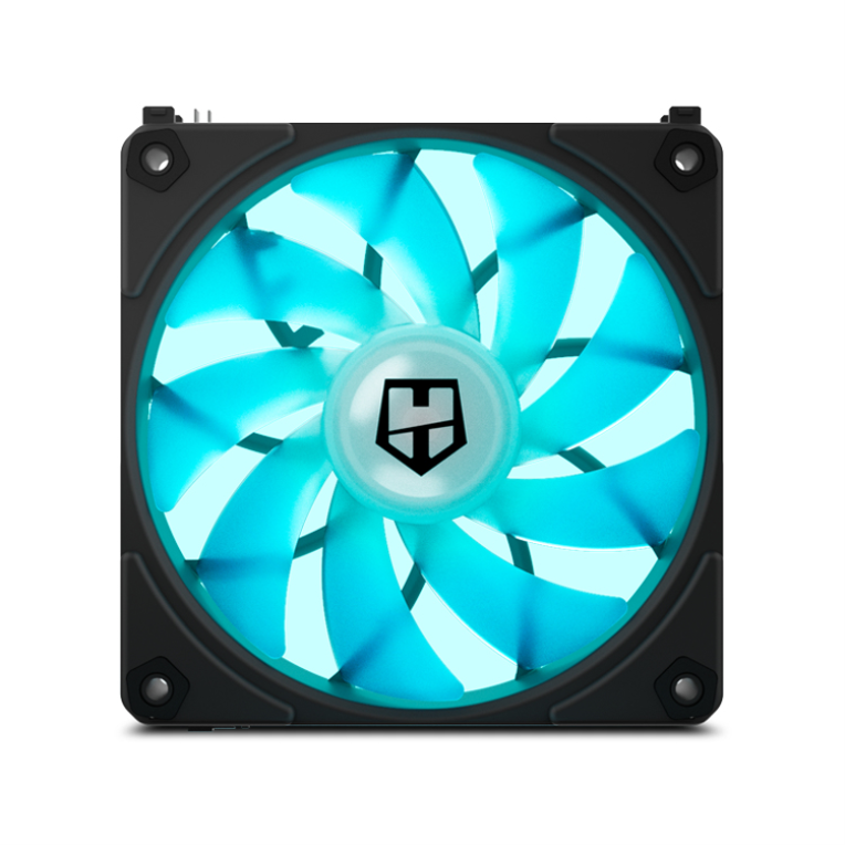 Ventilador de Caja Nox Hummer Easylink ARGB Fans Kit Negros miniatura 5