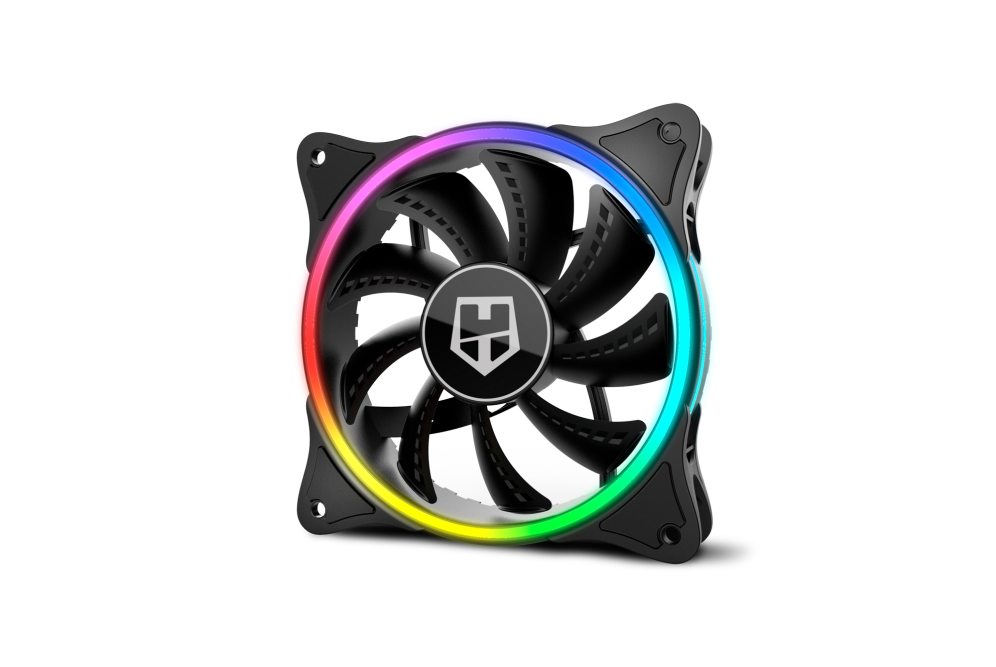 Ventilador de Caja Nox Hummer X-Fan ARGB Halo Ring Fan miniatura 2