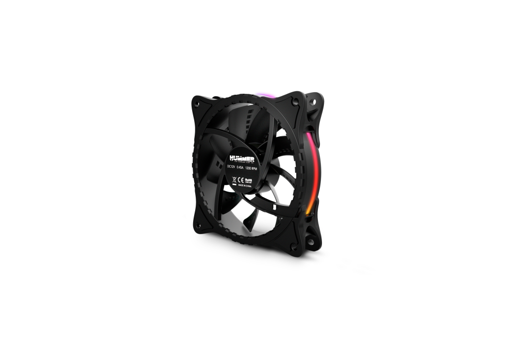 Ventilador de Caja Nox Hummer X-Fan ARGB Halo Ring Fan miniatura 3