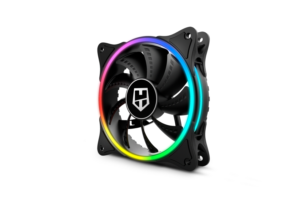Ventilador de Caja Nox Hummer X-Fan ARGB Halo Ring Fan miniatura 9