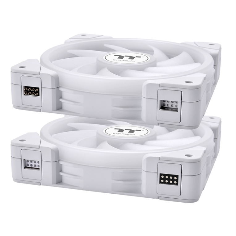 Ventilador de Caja Thermaltake SWAFAN EX14 ARGB Pack 3UDS Blanco miniatura 2